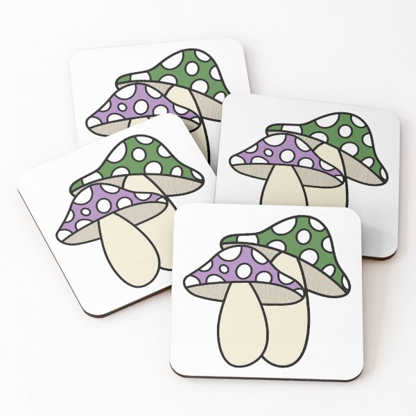 Item preview, Genderqueer Pride Mushroom  designed and sold by The-Floral-One.
