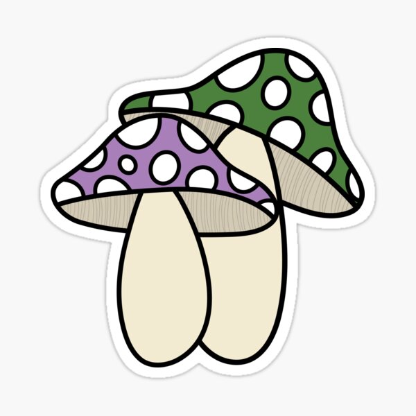 Item preview, Genderqueer Pride Mushroom  designed and sold by The-Floral-One.
