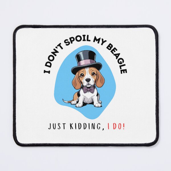 Item preview, Cute beagle in a felt hat and bowtie designed and sold by PetPeeveDesigns.
