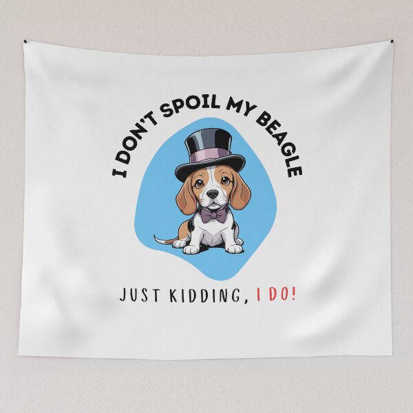 Item preview, Cute beagle in a felt hat and bowtie designed and sold by PetPeeveDesigns.