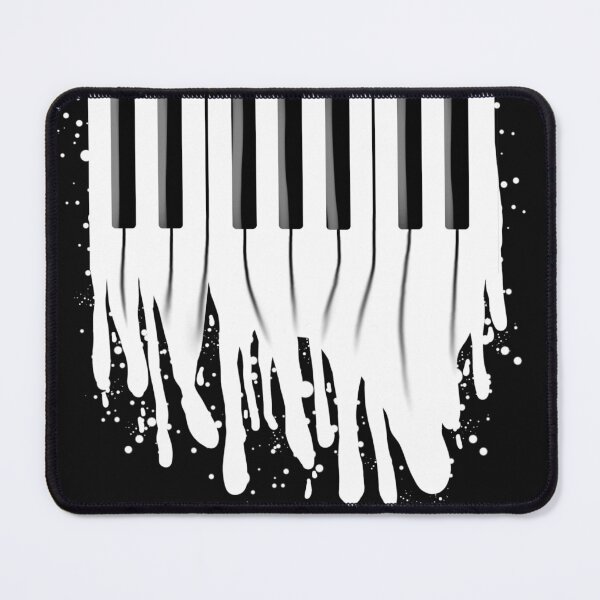 Item preview, Melting Piano - piano music - pianist artwork designed and sold by Barha.