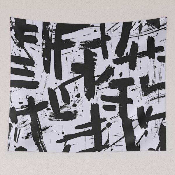 Item preview, Enigmatic Lines: Deciphering Abstract Glyph Patterns designed and sold by Ace Apparel  Attire.