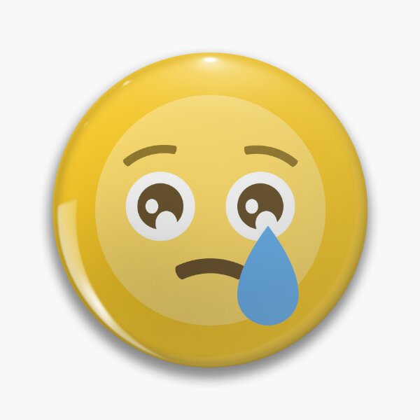 Item preview, Teary Eyed Frowny Face Emoji designed and sold by patternsbyposh.