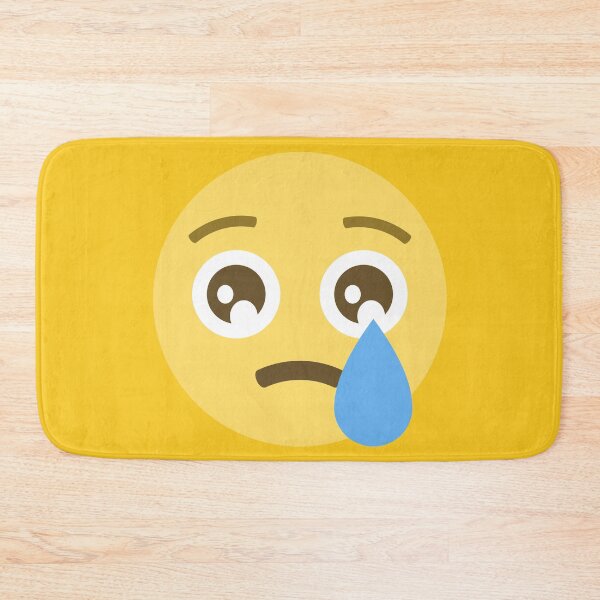 Item preview, Teary Eyed Frowny Face Emoji designed and sold by patternsbyposh.