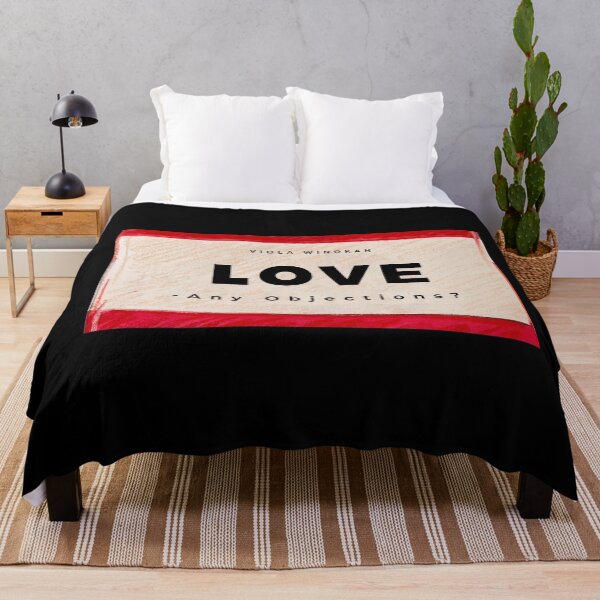 Item preview, LOVE - Any Objections? | Black-Red | Popart Signature Artwork designed and sold by Viola Winokan.