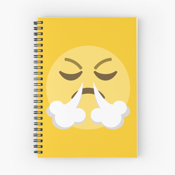 Item preview, In a Huff  Fuming Emoji designed and sold by patternsbyposh.