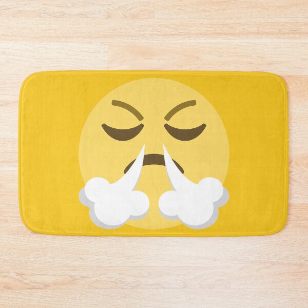 Item preview, In a Huff  Fuming Emoji designed and sold by patternsbyposh.