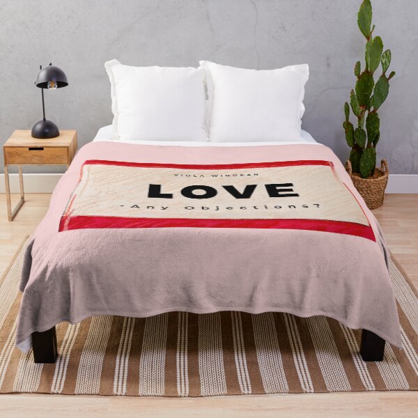Item preview, LOVE - Any Objections? | Rose-Red | Popart Signature Artwork designed and sold by Viola Winokan.