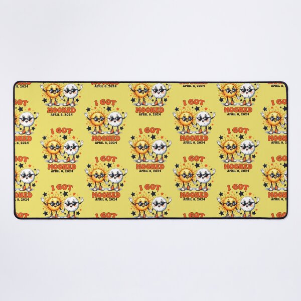 Item preview, I got mooned April 8, 2024: Funny solar eclipse with a cute sun and moon holding hands. designed and sold by JoyOfHopeStore.