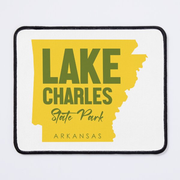 Item preview, Lake Charles State Park Arkansas Map designed and sold by bivenart.