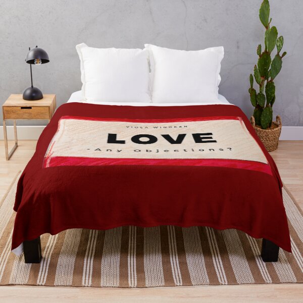 Item preview, LOVE - Any Objections? | Rose-Red | Popart Signature Artwork designed and sold by Viola Winokan.