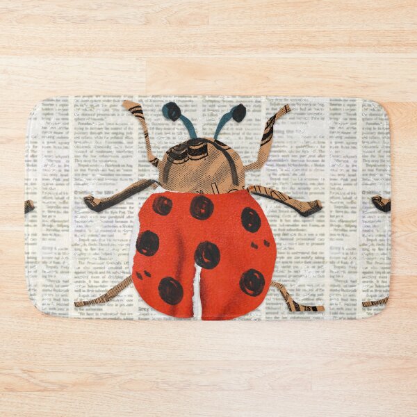 Item preview, Ladybug t-shirts, nature t-shirts, cute wildlife t-shirts, vintage style t-shirts. ,newspaper designed and sold by BeYourself1993.