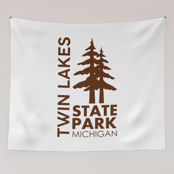 Item preview, Twin Lakes State Park Michigan Pines designed and sold by bivenart.