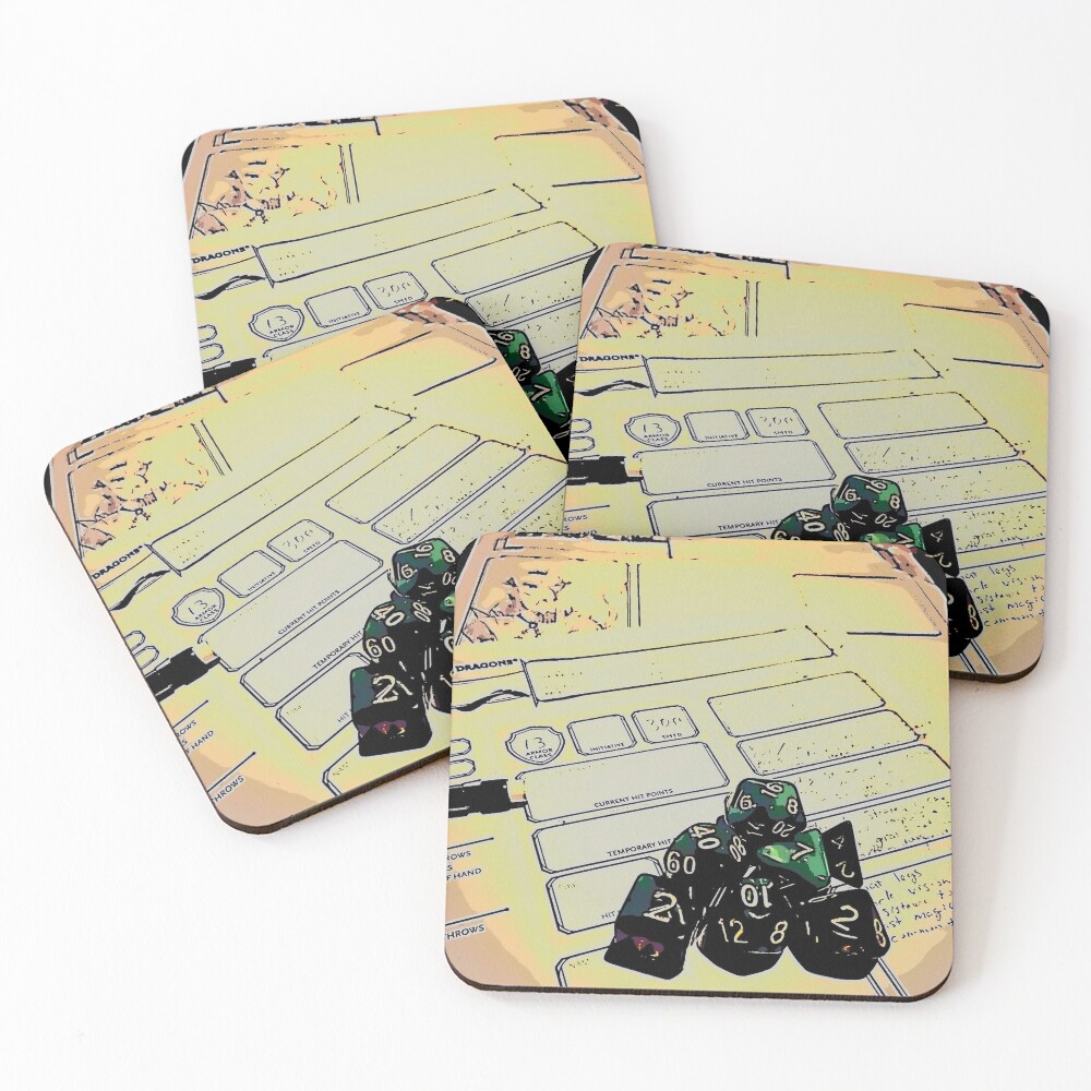 Item preview, Coasters (Set of 4) designed and sold by JustOkayDesigns.