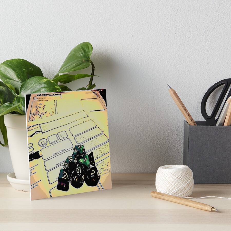 Item preview, Art Board Print designed and sold by JustOkayDesigns.