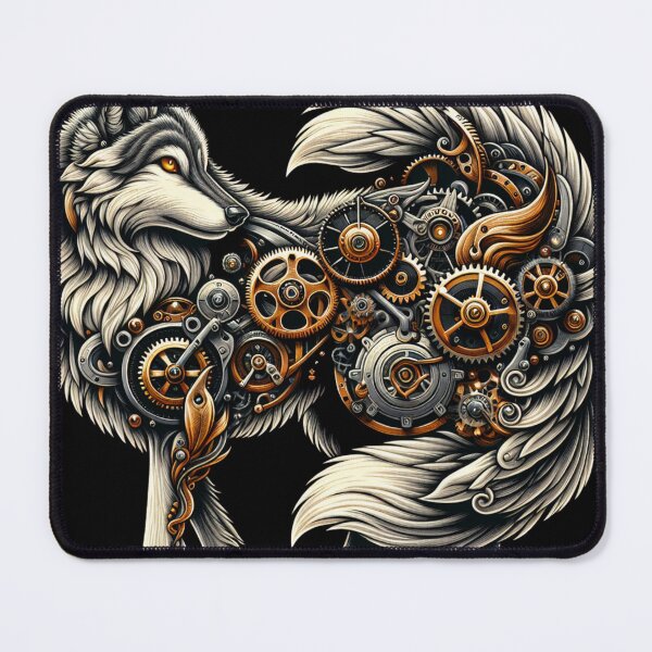 Item preview, Ingenious Whimsy: The Steampunk Wolf's designed and sold by NightshadeWolfs.