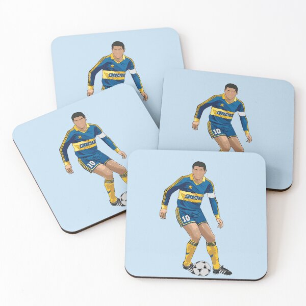 Item preview, Juan Roman Riquelme Boca Juniors Retro Football Argentina designed and sold by Ani.