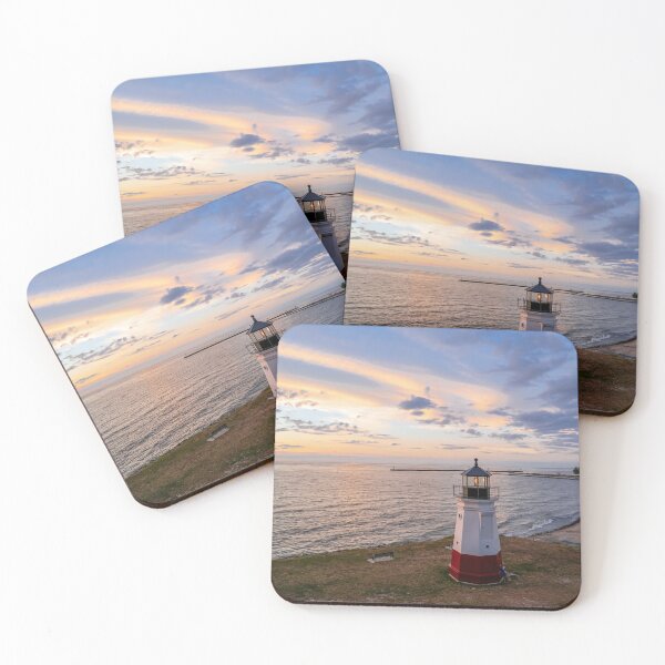 Item preview, Vermilion Lighthouse at harbor view state park in Vermilion city Ohio designed and sold by snehit.