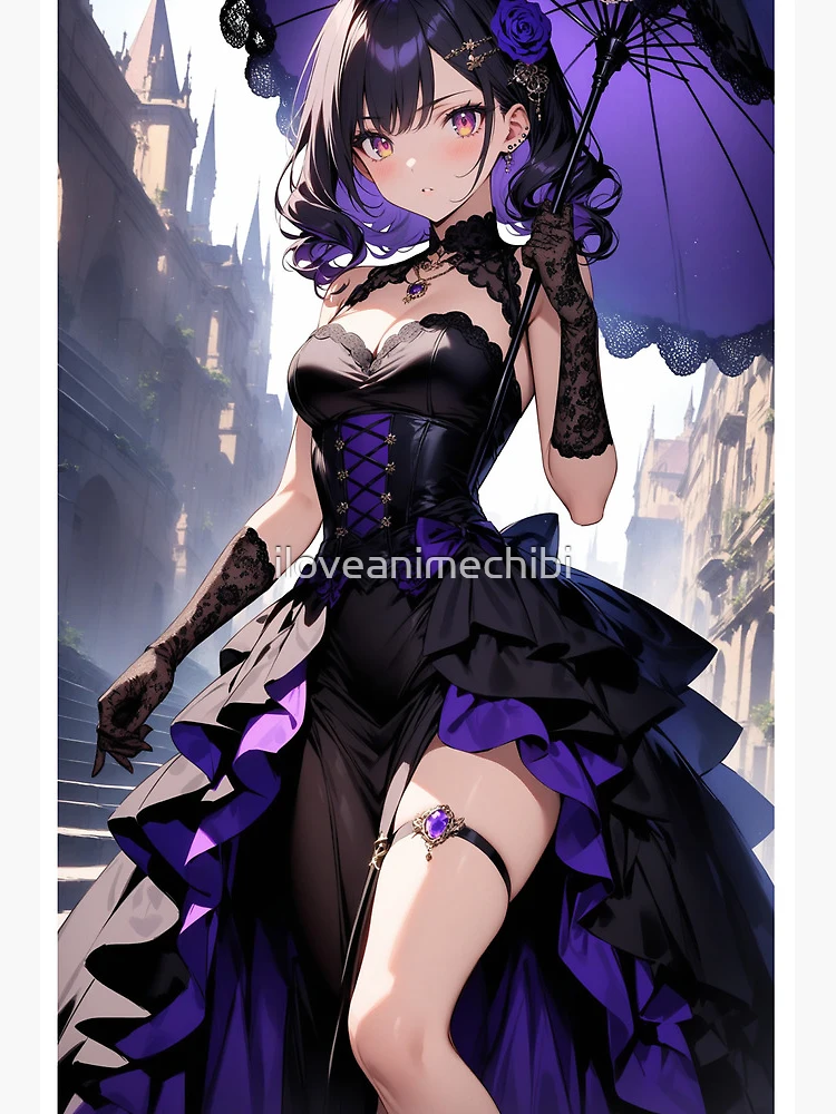 「Lolita girl」水彩画 Lolita girl」水彩画