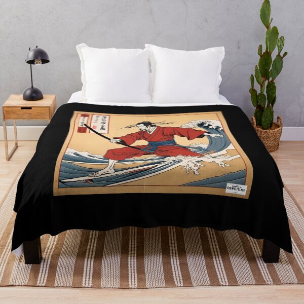 Item preview, Ninja red Japan style 17 surfing surfer designed and sold by RedWolfDisigne.