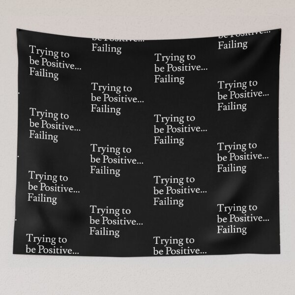 Item preview, Trying to be Positive designed and sold by jaffeworld.