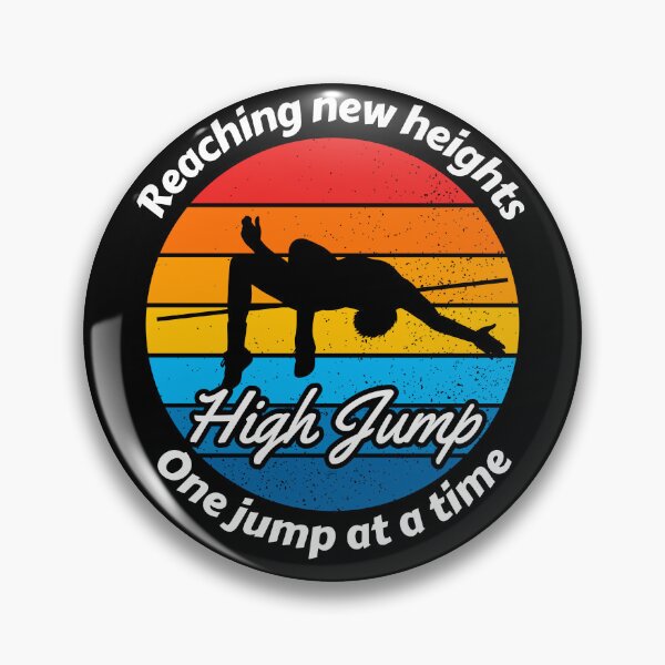 Item preview, High Jump: Reaching new heights vintage design designed and sold by InspireHubWear.