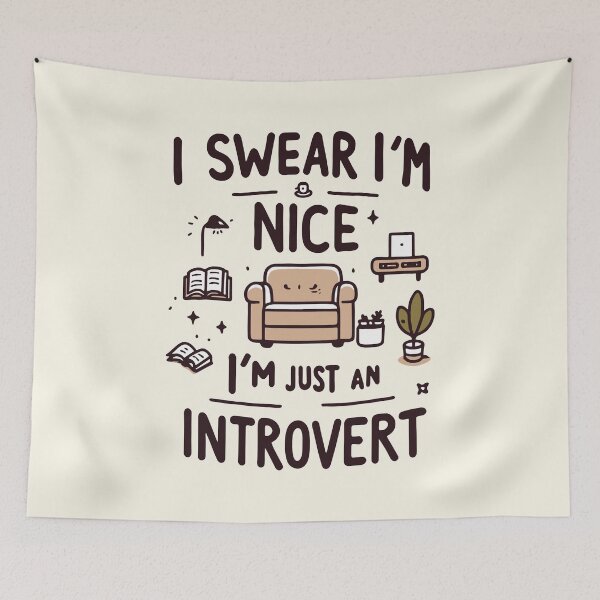 Item preview, I'm Just An Introvert designed and sold by thegirlyshoppe.