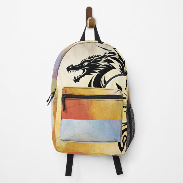 Item preview, Embossed Fierce Dragon on Colored Background designed and sold by InfoBytes Academy.