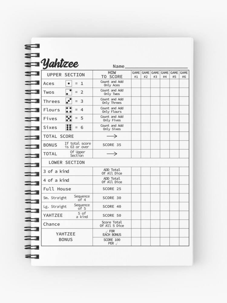 yahtzee-score-card-journal-for-sale-by-mylecm-redbubble