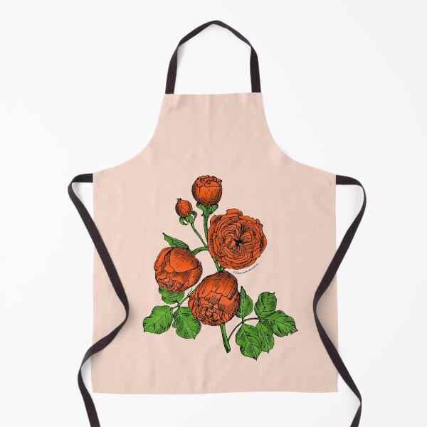 Item preview, Orange Pompon Rose Bloom Very Full 40+ Petals In 3+ Rows designed and sold by Rachael Taylor.