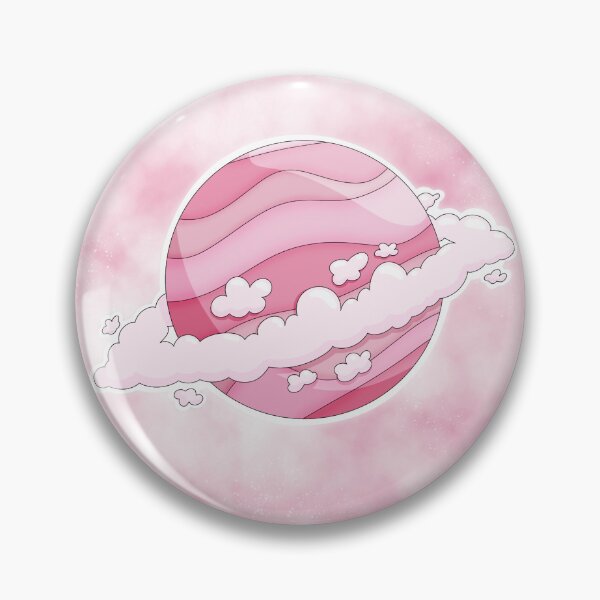 Item preview, Pink Cloudy Planet designed and sold by ByMomoShop.