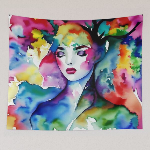 Item preview, Lady of the Forest A Portrait in Nature designed and sold by LuminShadowArt.