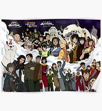 Avatar universe characters Poster