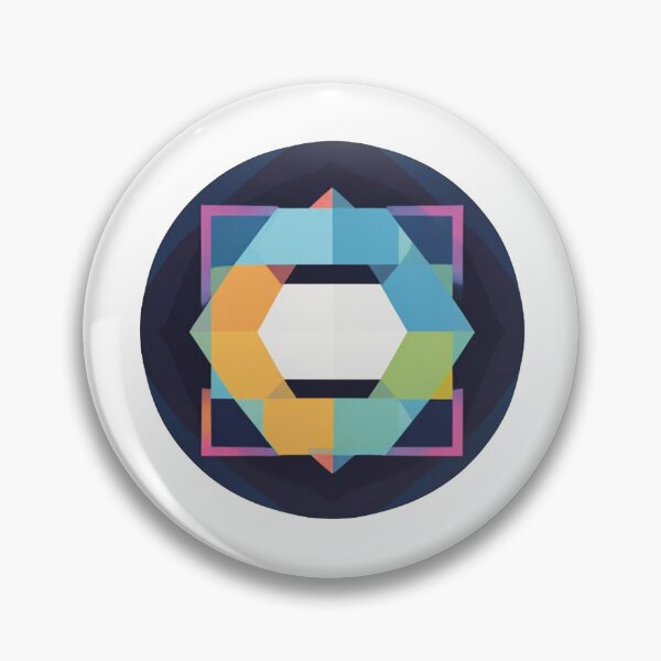 Item preview, Modern art with colorful, geometric shapes designed and sold by Ink-Kreativ.