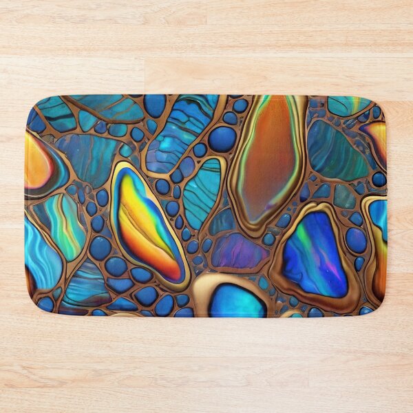 Item preview, Abstract Boulder Opal Stone Pattern designed and sold by TheArtOfPat.