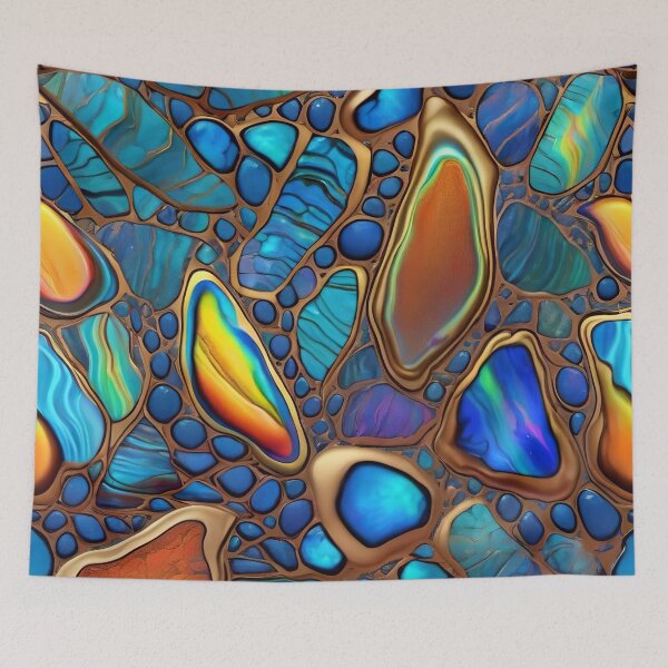 Item preview, Abstract Boulder Opal Stone Pattern designed and sold by TheArtOfPat.