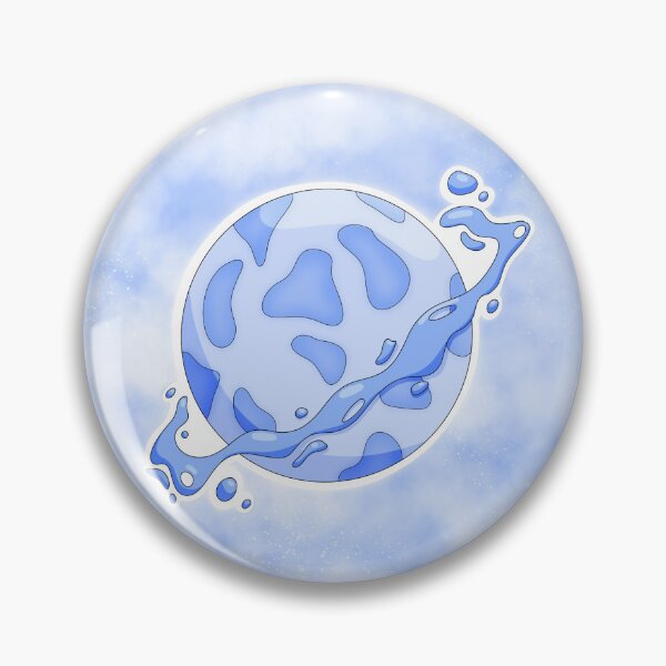 Item preview, Watery Blue Planet designed and sold by ByMomoShop.