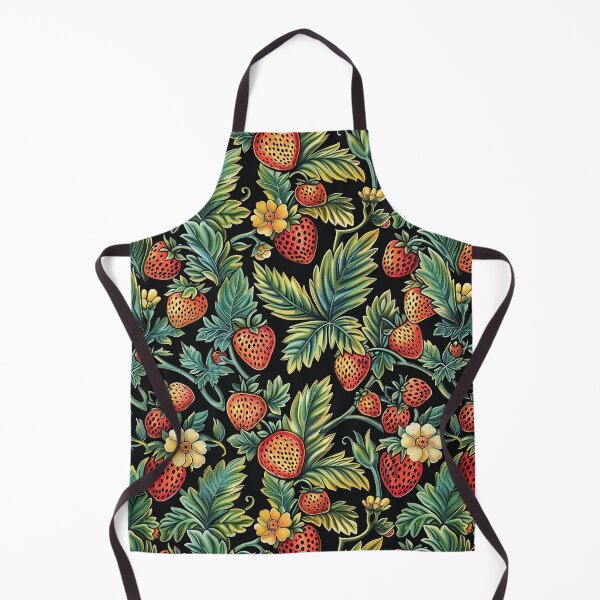 Item preview, Strawberries and Wildflowers Illustration designed and sold by NikkofTime.