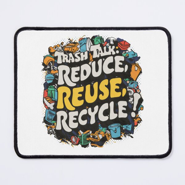 Item preview, TRASH TALK: Colorful Call to Reduce, Reuse, Recycle designed and sold by SplashTastic.