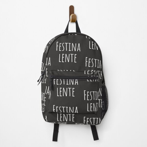 Item preview, Festina Lente White Ink- Make Haste Slowly Quote designed and sold by TheWriteHand.