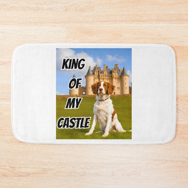Item preview, King of My Castle Brittany Dog designed and sold by Fredster1966.