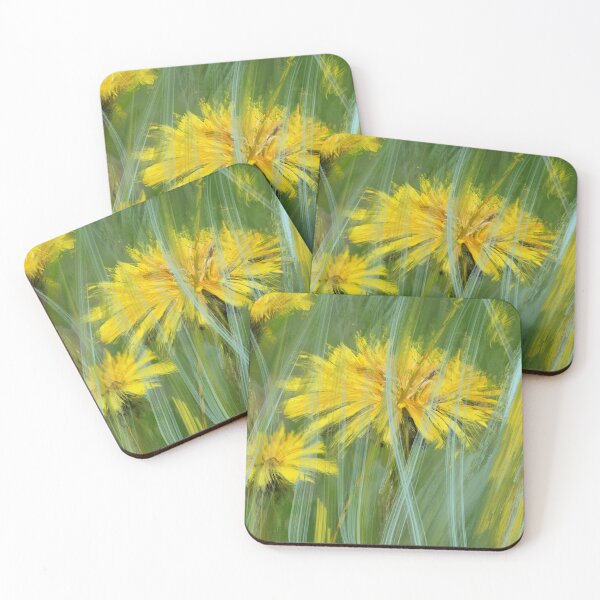 Item preview, Fiore di tarassaco predominanza dí verde fiore giallo designed and sold by Freakyart24.