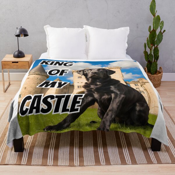 Item preview, King of My Castle Black Labrador Retriever designed and sold by Fredster1966.