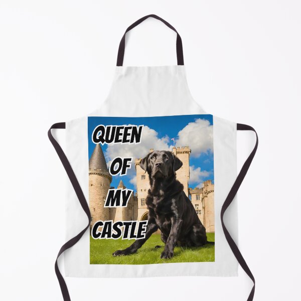 Item preview, Queen of My Castle Black Labrador Retriever designed and sold by Fredster1966.