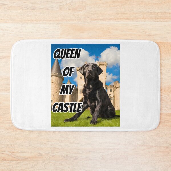 Item preview, Queen of My Castle Black Labrador Retriever designed and sold by Fredster1966.