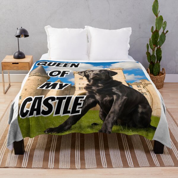 Item preview, Queen of My Castle Black Labrador Retriever designed and sold by Fredster1966.
