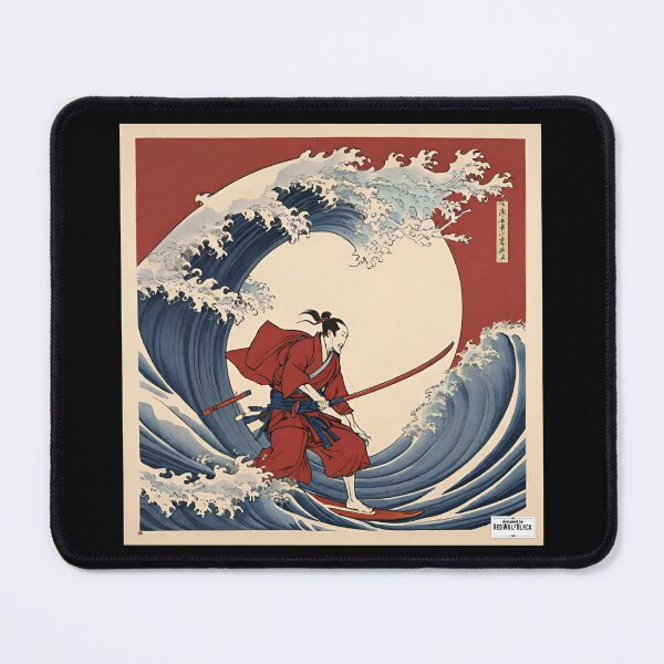 Item preview, Ninja red Japan style 21surfing surfer designed and sold by RedWolfDisigne.