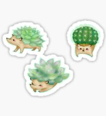 hedgehog set Sticker