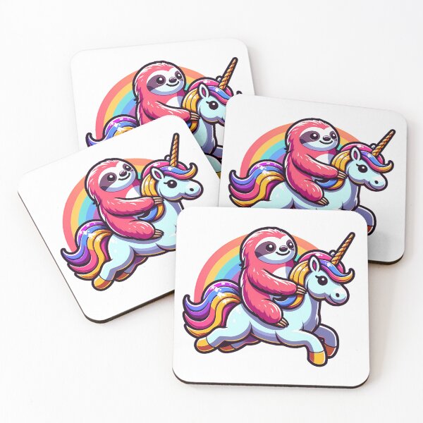 Item preview, Sloth Riding Unicorn Shirt designed and sold by PeelZinc.