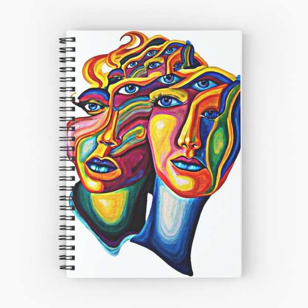 Item preview, Metamorphosis of Perception: Abstract Human Faces Artwork designed and sold by REALKIRAN.